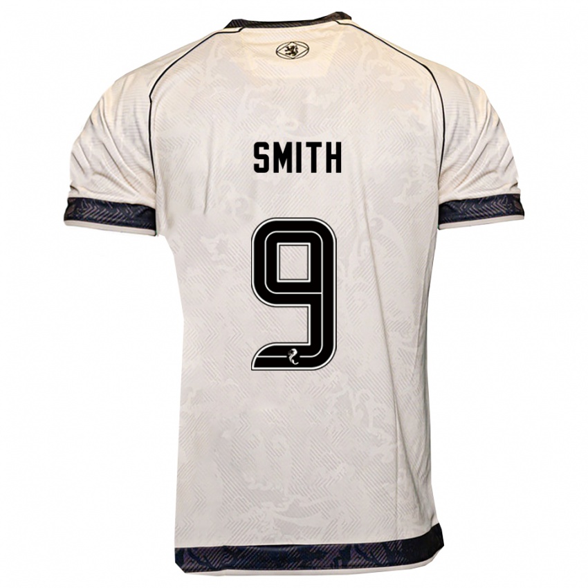 ילדים Robyn Smith #9 לבן שחור הרחק ג'רזי 2025/26 חולצה קצרה