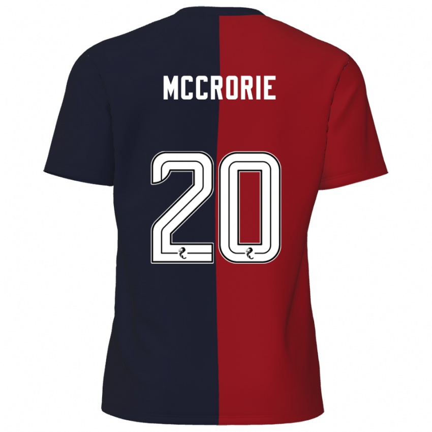 ילדים רובי מקרורי #20 אדום כחול נייבי הרחק ג'רזי 2025/26 חולצה קצרה