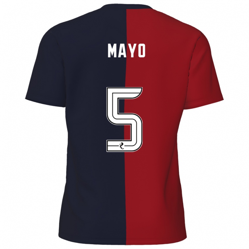 ילדים לואיס מאיו #5 אדום כחול נייבי הרחק ג'רזי 2025/26 חולצה קצרה