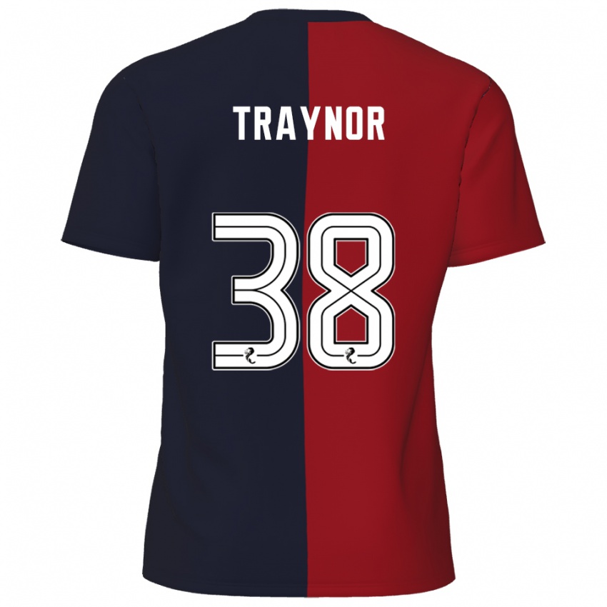 ילדים ארצ׳י ג׳יימס טריינור #38 אדום כחול נייבי הרחק ג'רזי 2025/26 חולצה קצרה