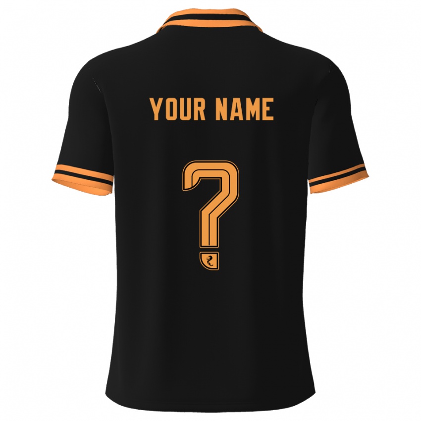 ילדים השם שלך #0 שחור צהוב הרחק ג'רזי 2025/26 חולצה קצרה
