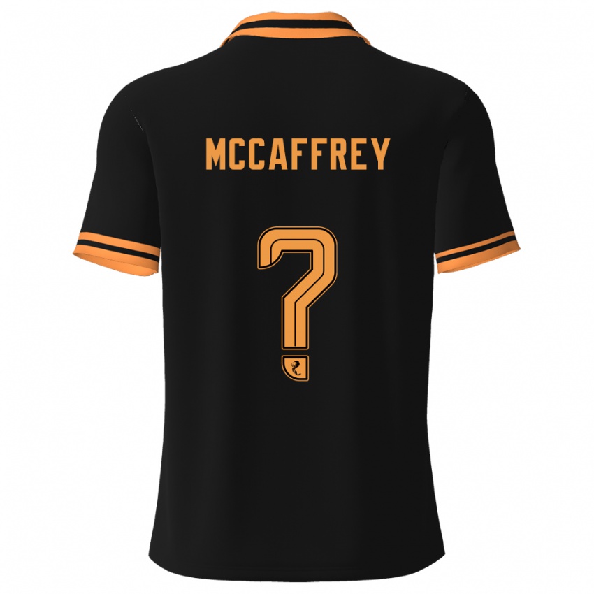 ילדים Matthew Mccaffrey #0 שחור צהוב הרחק ג'רזי 2025/26 חולצה קצרה