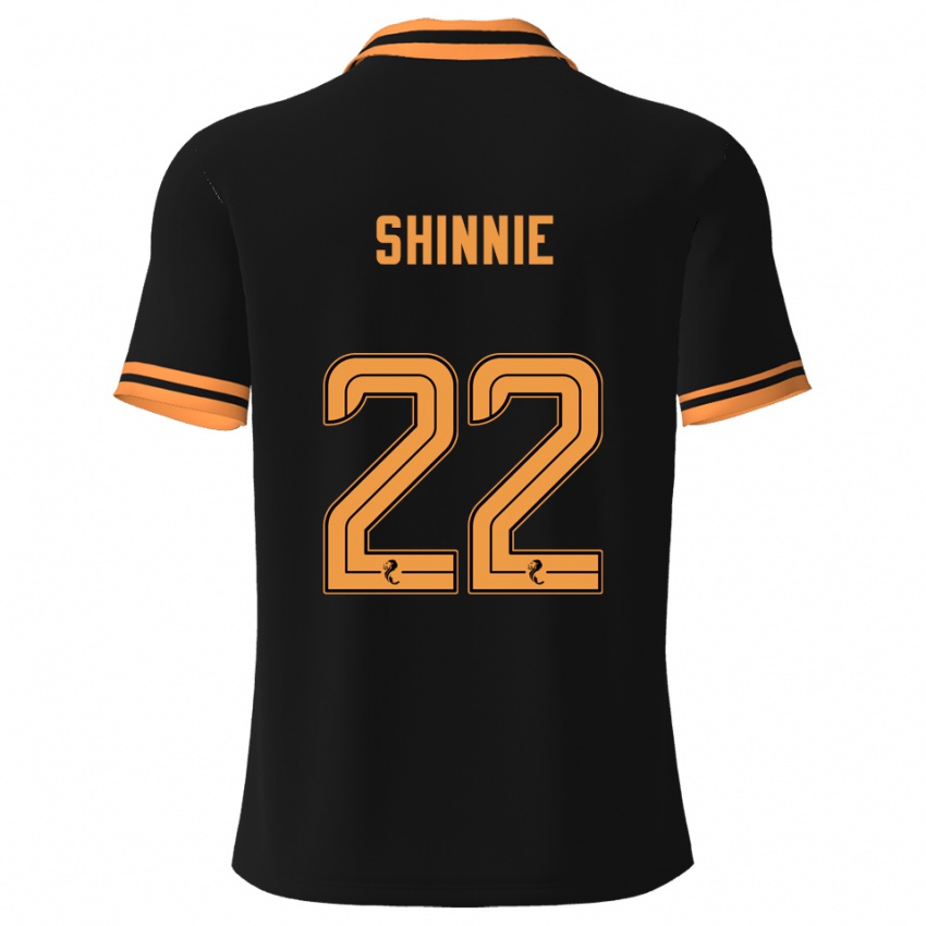 ילדים אנדרו שיני #22 שחור צהוב הרחק ג'רזי 2025/26 חולצה קצרה