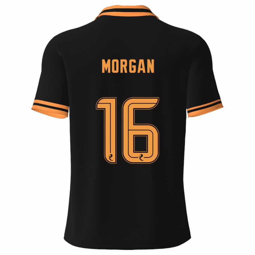 ילדים Briony Morgan #16 שחור צהוב הרחק ג'רזי 2025/26 חולצה קצרה