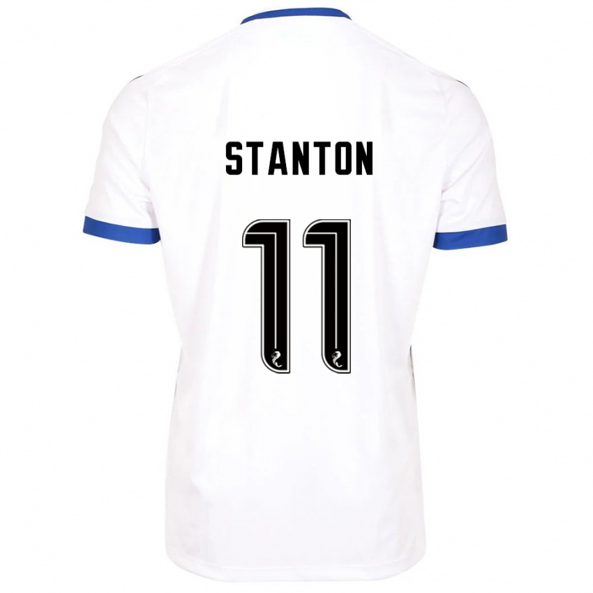 ילדים סם סטנטון #11 לבן כחול הרחק ג'רזי 2025/26 חולצה קצרה