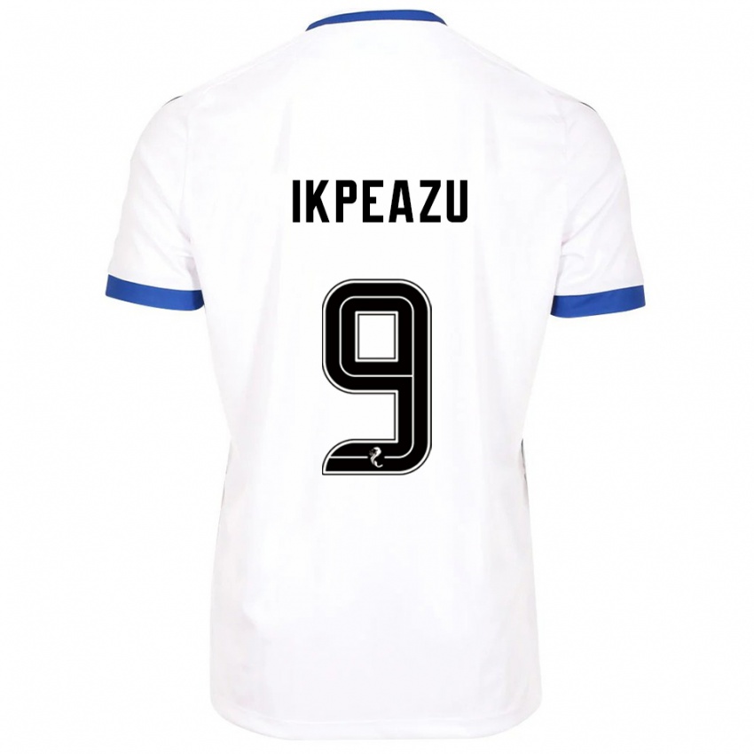 ילדים אוצ׳ה איקפיאזו #9 לבן כחול הרחק ג'רזי 2025/26 חולצה קצרה