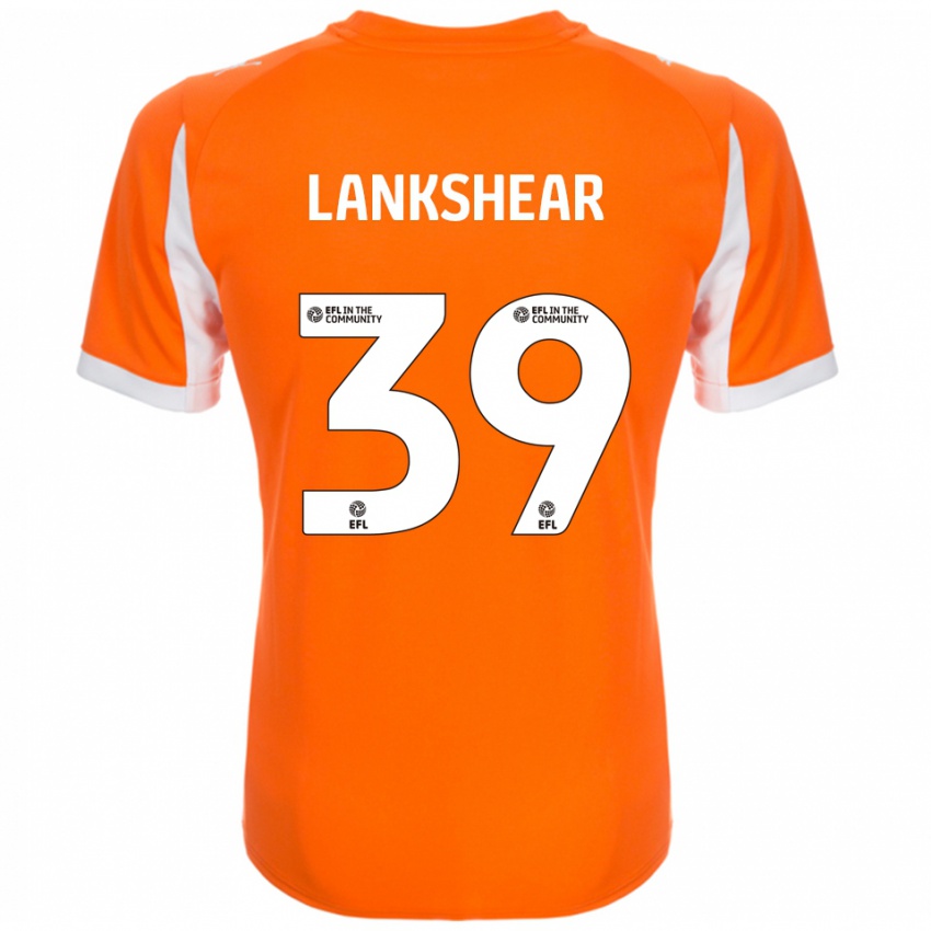 גברים אלכס לנקשייר #39 כתום לבן ג'רזי ביתית 2025/26 חולצה קצרה