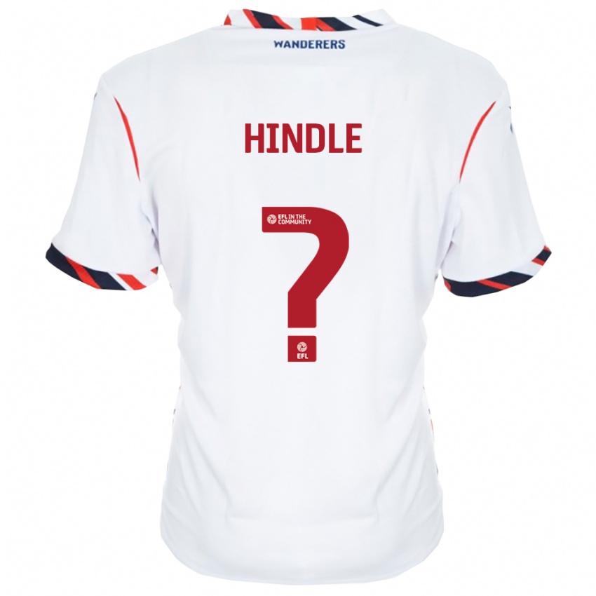 גברים Amy Hindle #0 לבן אדום ג'רזי ביתית 2025/26 חולצה קצרה