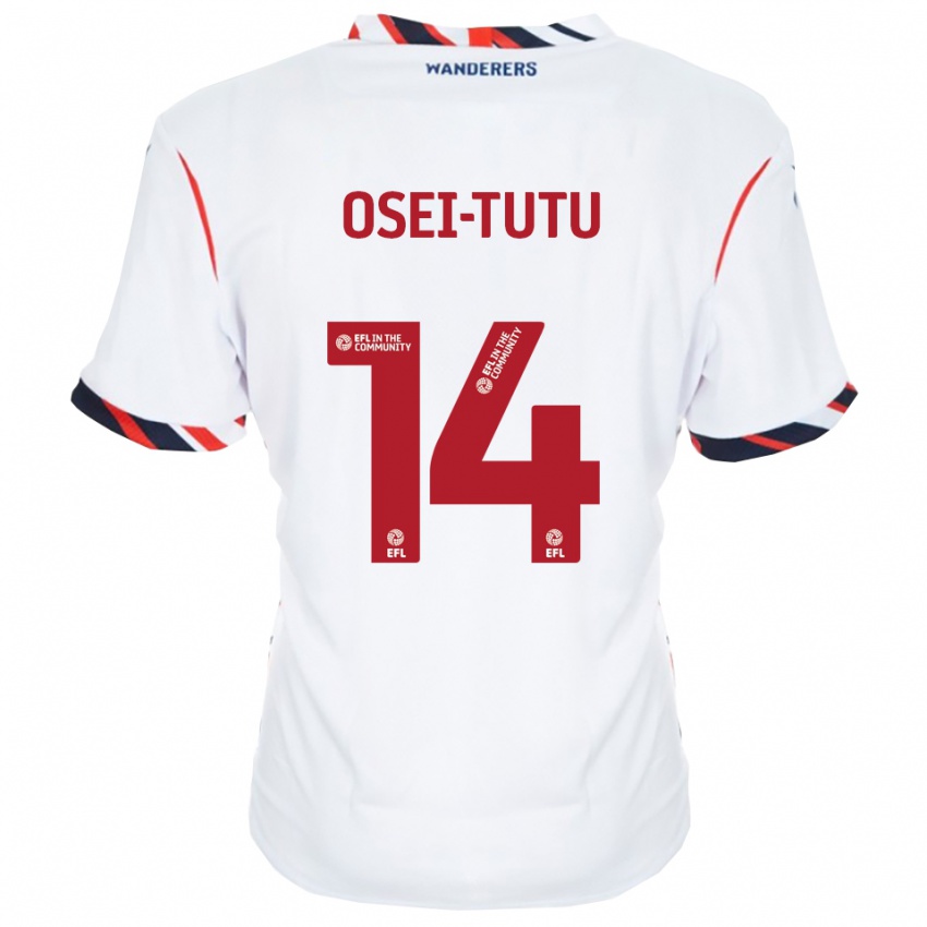 גברים ג׳ורדי אוסיי-טוטו #14 לבן אדום ג'רזי ביתית 2025/26 חולצה קצרה