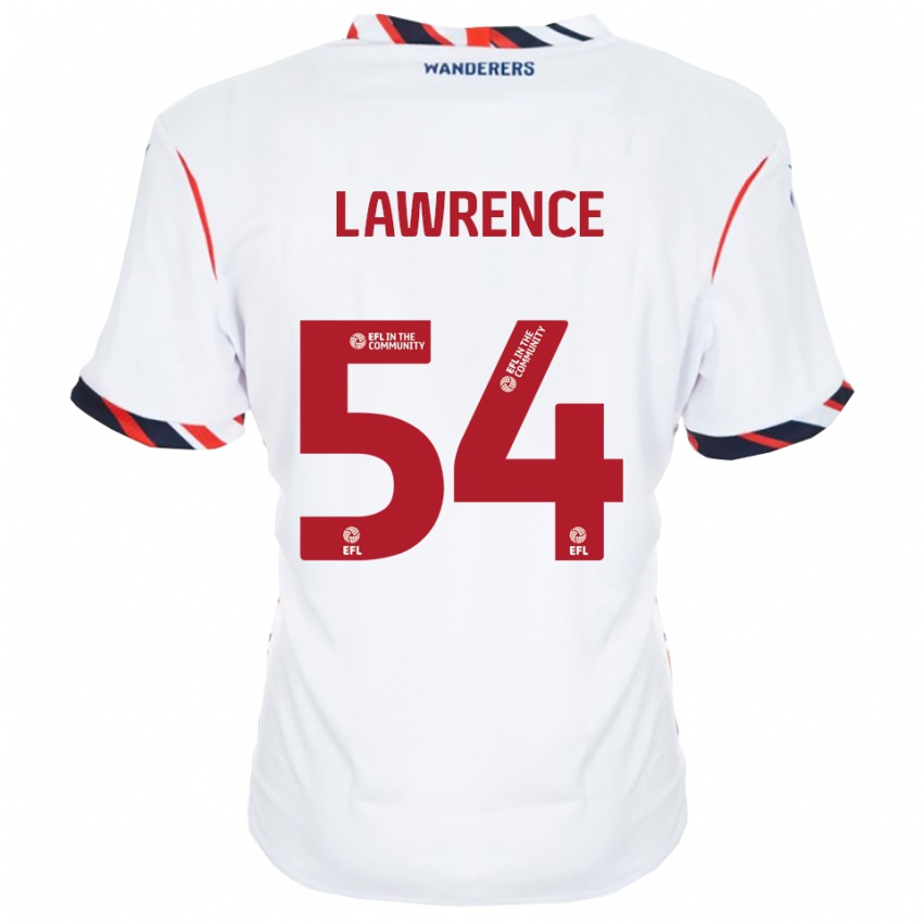 גברים דאשון לורנס #54 לבן אדום ג'רזי ביתית 2025/26 חולצה קצרה