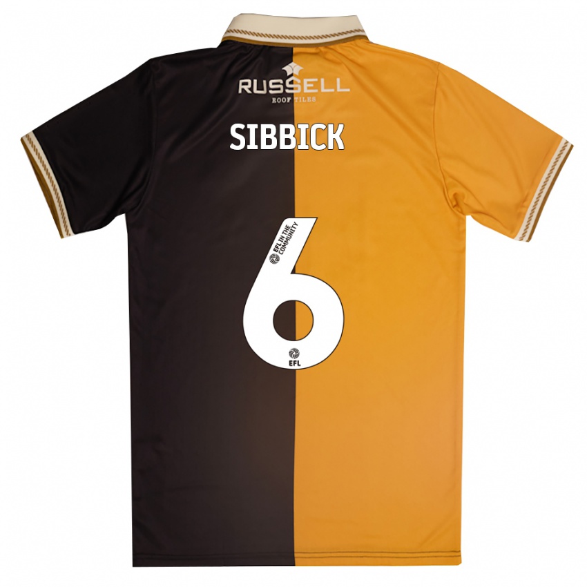 גברים טובי סיביק #6 צהוב שחור ג'רזי ביתית 2025/26 חולצה קצרה