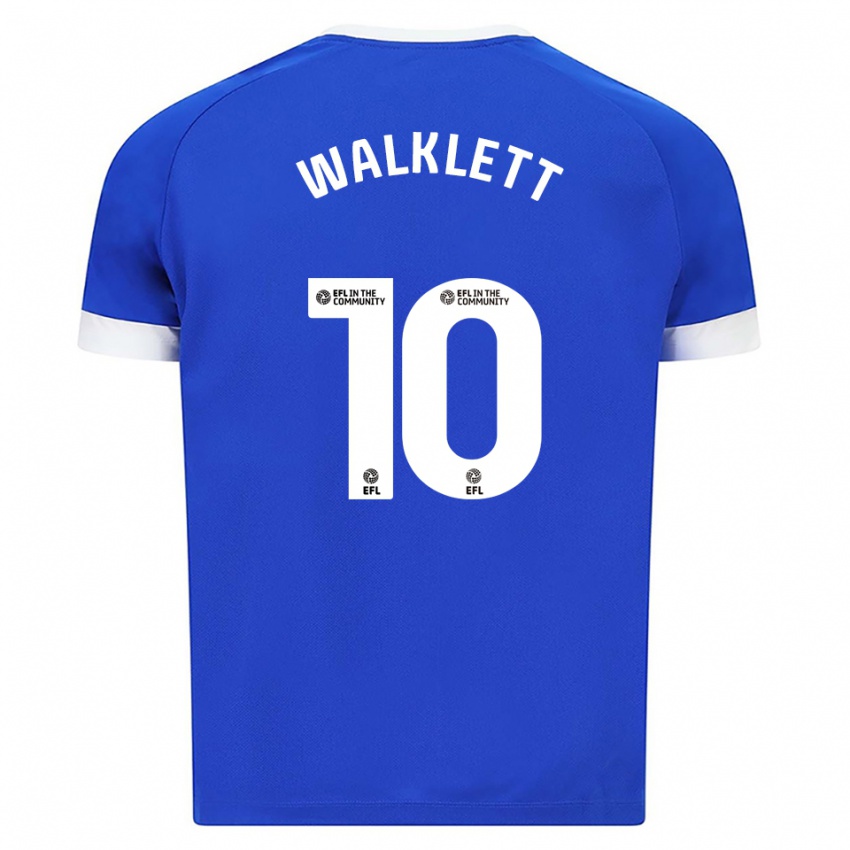 גברים קארי וואלקלט #10 כחול לבן ג'רזי ביתית 2025/26 חולצה קצרה