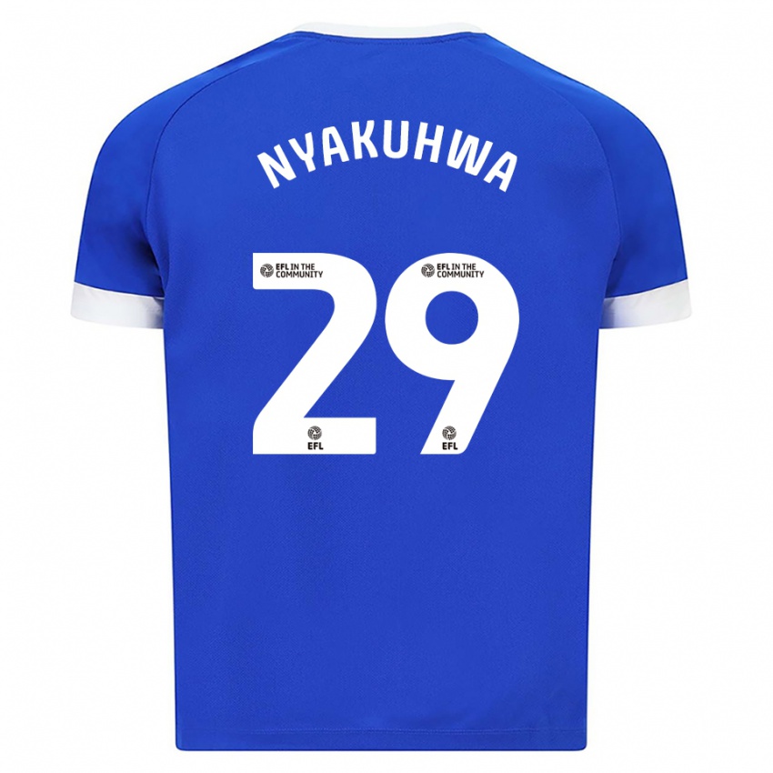 גברים ניקו אותנו #29 כחול לבן ג'רזי ביתית 2025/26 חולצה קצרה