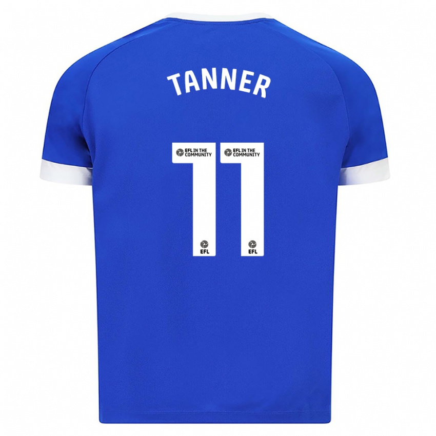 גברים אולי טאנר #11 כחול לבן ג'רזי ביתית 2025/26 חולצה קצרה
