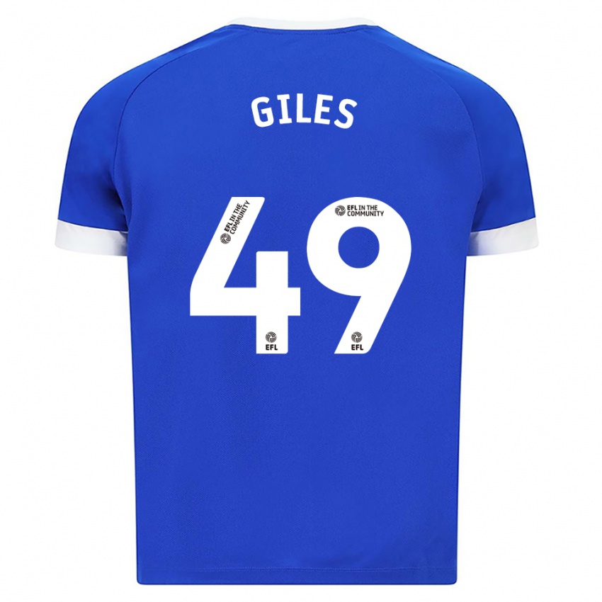 גברים לואי ז׳יל #49 כחול לבן ג'רזי ביתית 2025/26 חולצה קצרה