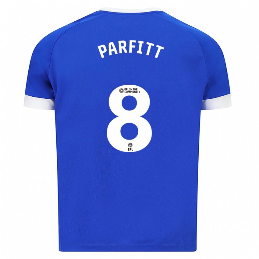 גברים טי ג'יי פרפיט #8 כחול לבן ג'רזי ביתית 2025/26 חולצה קצרה