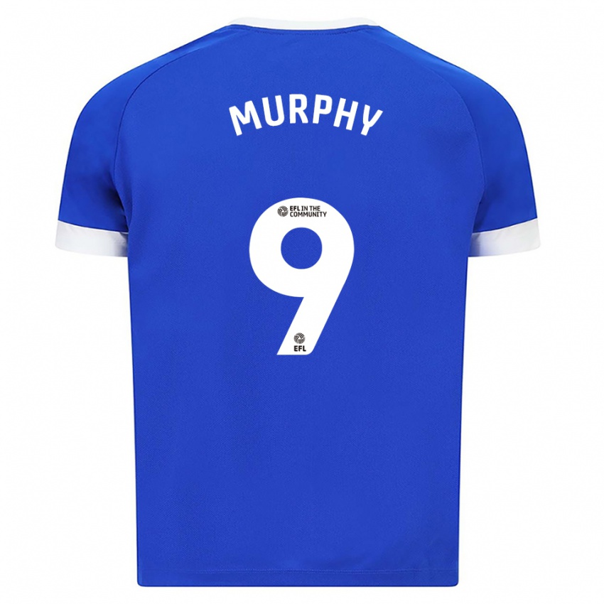 גברים אלנה מרפי #9 כחול לבן ג'רזי ביתית 2025/26 חולצה קצרה