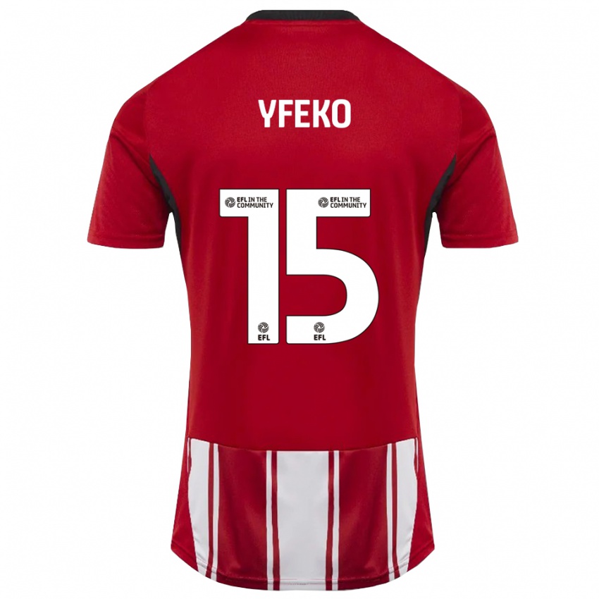 גברים ג'ונלי ווייפקו #15 אדום לבן שחור ג'רזי ביתית 2025/26 חולצה קצרה