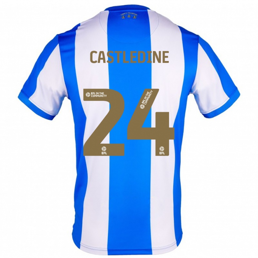 גברים ליאו קאסלדין #24 כחול לבן ג'רזי ביתית 2025/26 חולצה קצרה