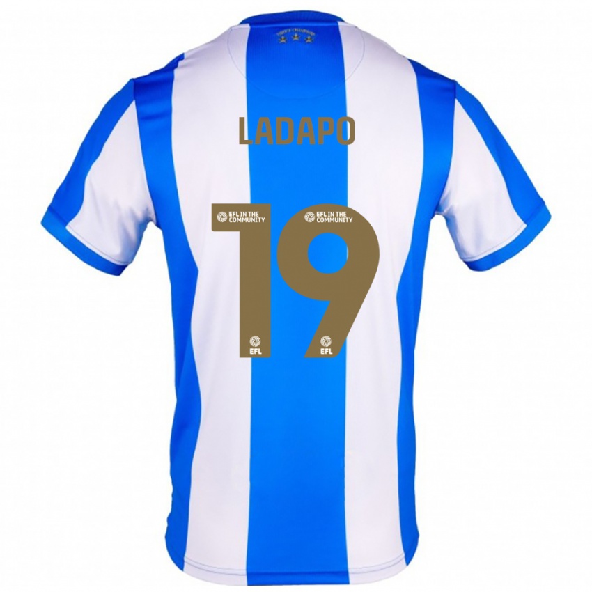 גברים פרדי לאדאפו #19 כחול לבן ג'רזי ביתית 2025/26 חולצה קצרה