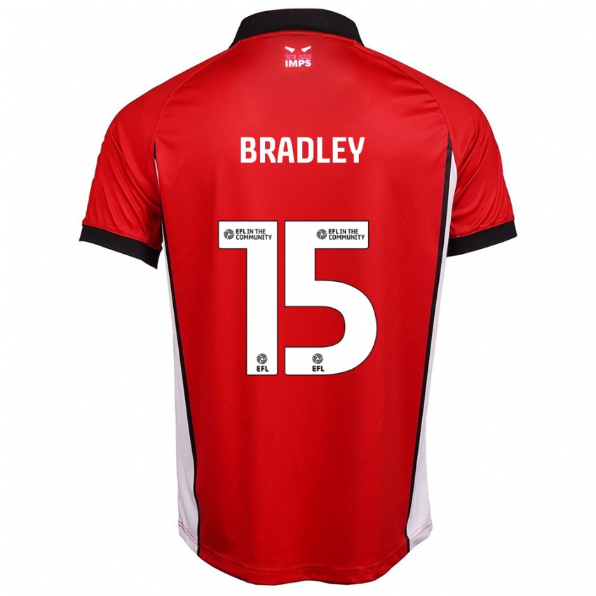 גברים סאני בראדלי #15 אדום לבן ג'רזי ביתית 2025/26 חולצה קצרה גברים סאני בראדלי #15 אדום לבן ג'רזי ביתית 2025/26 חולצה קצרה