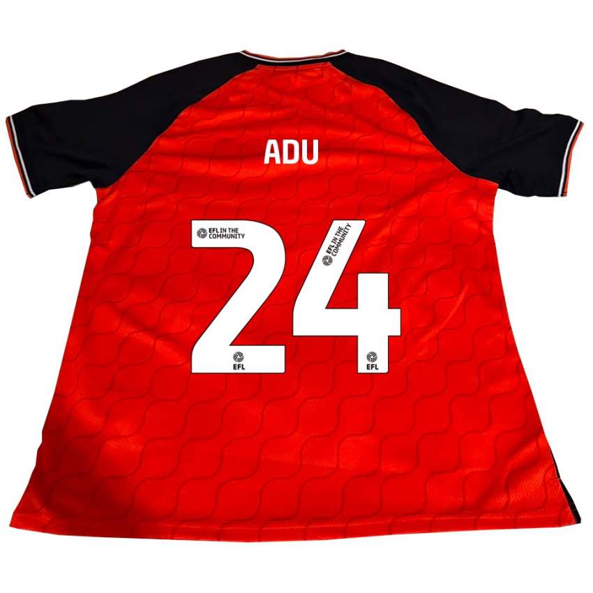 גברים ברידג׳ט אדו #24 כתום שחור לבן ג'רזי ביתית 2025/26 חולצה קצרה