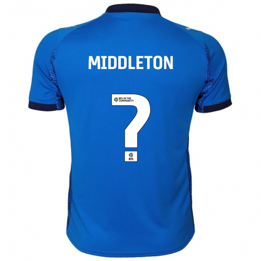 גברים Katie Middleton #0 כחול לבן ג'רזי ביתית 2025/26 חולצה קצרה