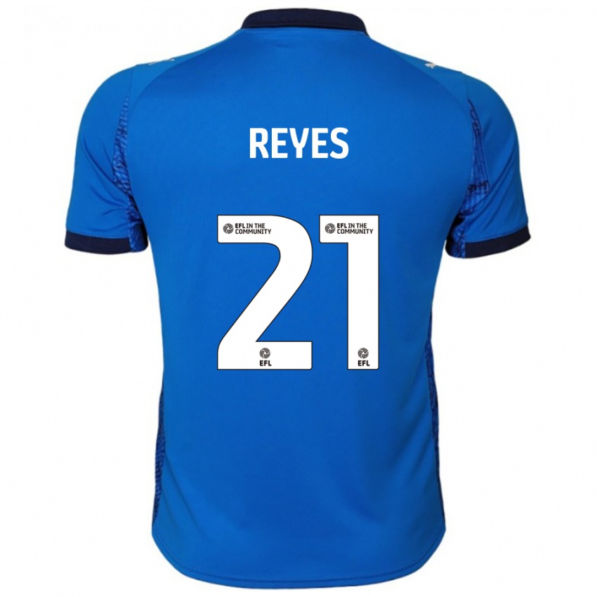 גברים ויסנטה רייס #21 כחול לבן ג'רזי ביתית 2025/26 חולצה קצרה