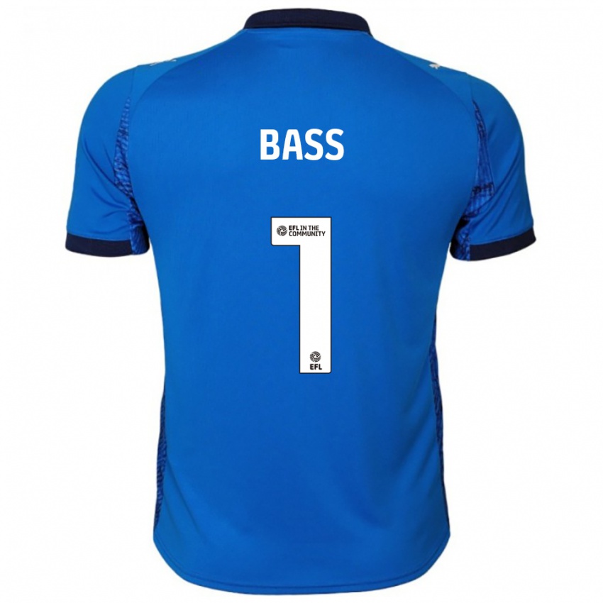 גברים אלכס באס #1 כחול לבן ג'רזי ביתית 2025/26 חולצה קצרה