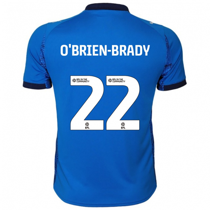 גברים דוניי או'בריאן-בריידי #22 כחול לבן ג'רזי ביתית 2025/26 חולצה קצרה