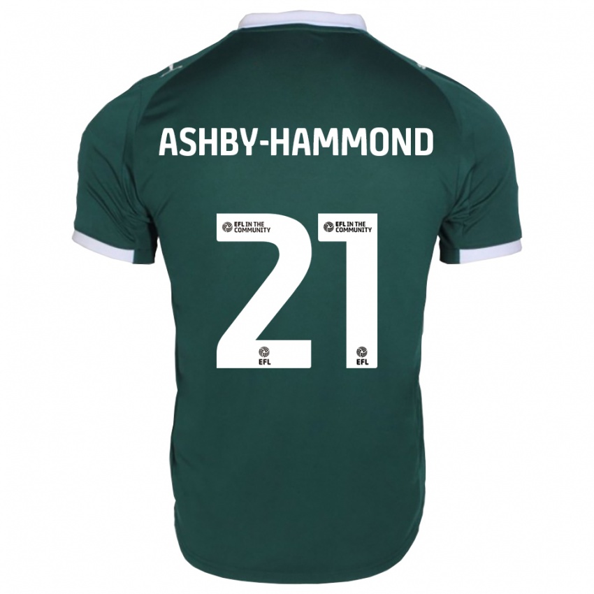 גברים לוקה אשבי-האמונד #21 ירוק לבן ג'רזי ביתית 2025/26 חולצה קצרה