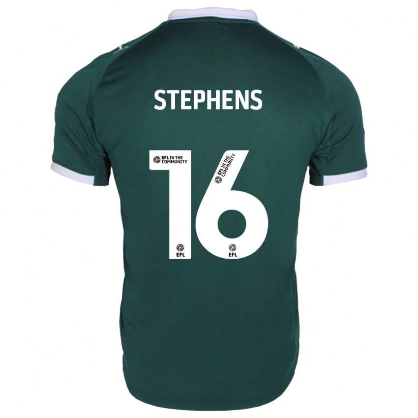 גברים Ella Stephens #16 ירוק לבן ג'רזי ביתית 2025/26 חולצה קצרה