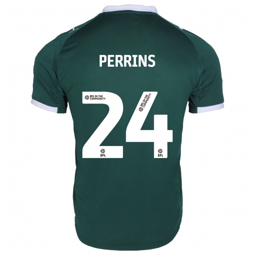 גברים גרייס פרינס #24 ירוק לבן ג'רזי ביתית 2025/26 חולצה קצרה