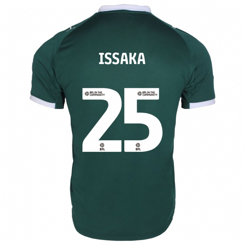 גברים פרדי איסאקה #25 ירוק לבן ג'רזי ביתית 2025/26 חולצה קצרה