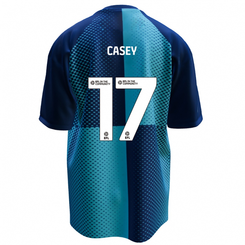 גברים דן קייסי #17 כחול תכלת ג'רזי ביתית 2025/26 חולצה קצרה