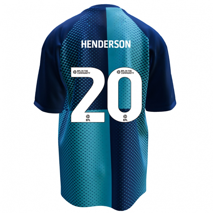 גברים יואן הנדרסון #20 כחול תכלת ג'רזי ביתית 2025/26 חולצה קצרה
