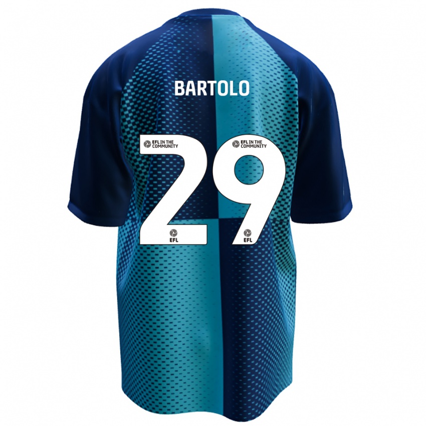 גברים ג׳יידן בארטולו #29 כחול תכלת ג'רזי ביתית 2025/26 חולצה קצרה