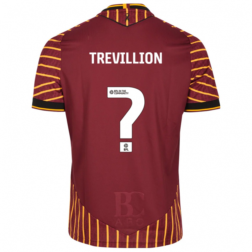 גברים Isabella Trevillion #0 כתום בורדו ג'רזי ביתית 2025/26 חולצה קצרה