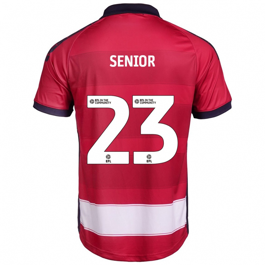 גברים Jack Senior #23 אדום לבן ג'רזי ביתית 2025/26 חולצה קצרה