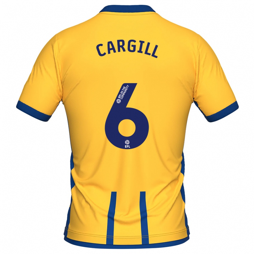 גברים ביילי קרגיל #6 צהוב כחול ג'רזי ביתית 2025/26 חולצה קצרה