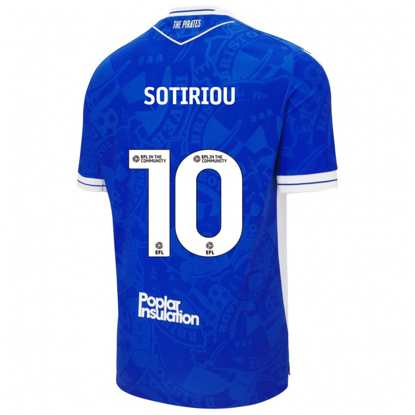 גברים רואל סוטיריו #10 כחול לבן ג'רזי ביתית 2025/26 חולצה קצרה