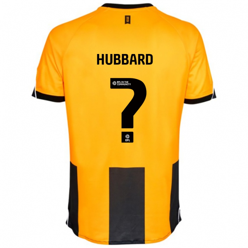 גברים Eva Hubbard #0 כתום שחור ג'רזי ביתית 2025/26 חולצה קצרה