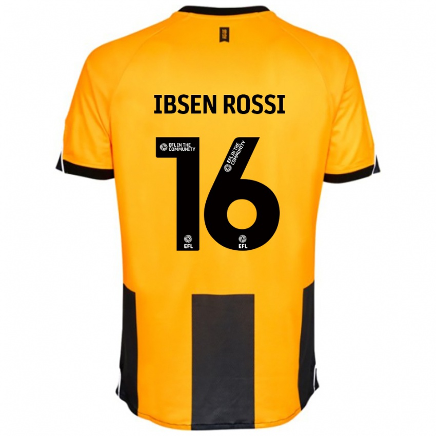 גברים זנו איבסן רוסי #16 כתום שחור ג'רזי ביתית 2025/26 חולצה קצרה