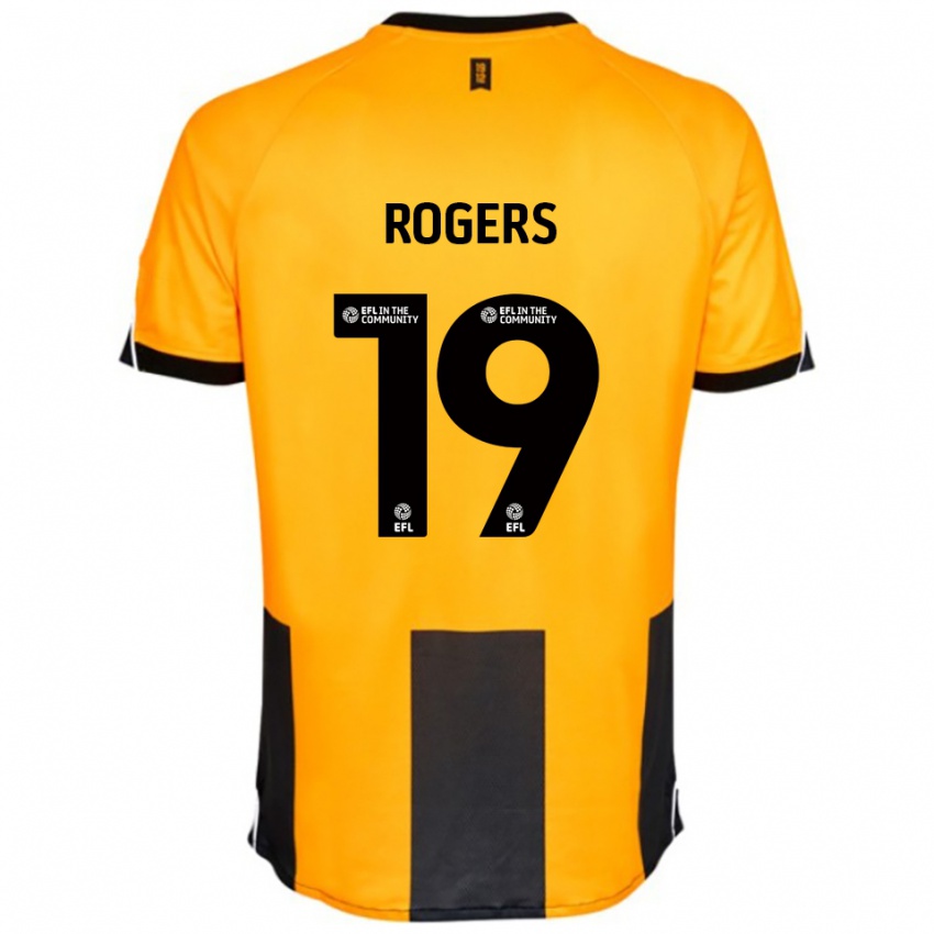 גברים Beatrice Rogers #19 כתום שחור ג'רזי ביתית 2025/26 חולצה קצרה