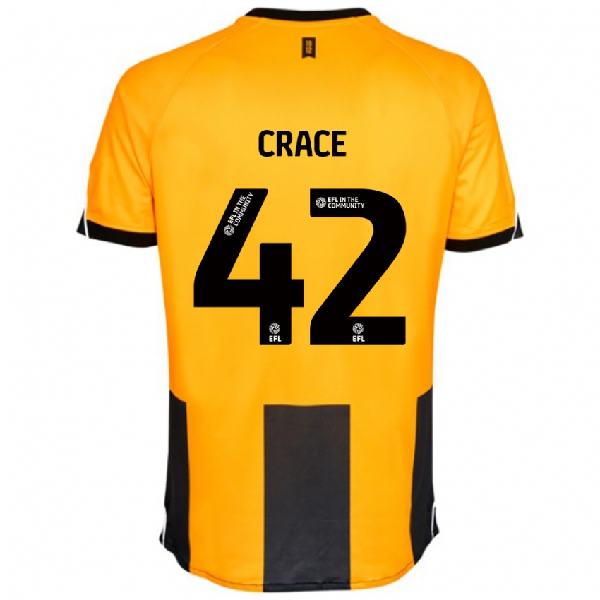 גברים Dempsey Crace #42 כתום שחור ג'רזי ביתית 2025/26 חולצה קצרה