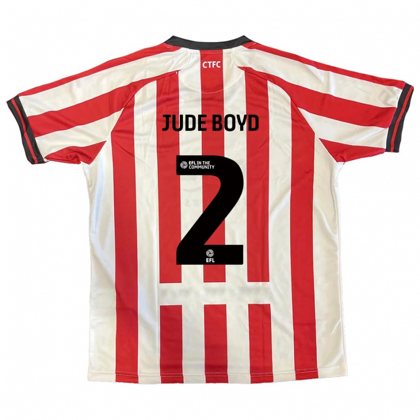 גברים ארקל ג׳וד-בויד #2 אדום לבן שחור ג'רזי ביתית 2025/26 חולצה קצרה