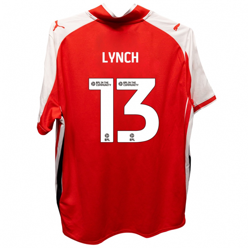 גברים ג'יי לינץ' #13 אדום לבן ג'רזי ביתית 2025/26 חולצה קצרה
