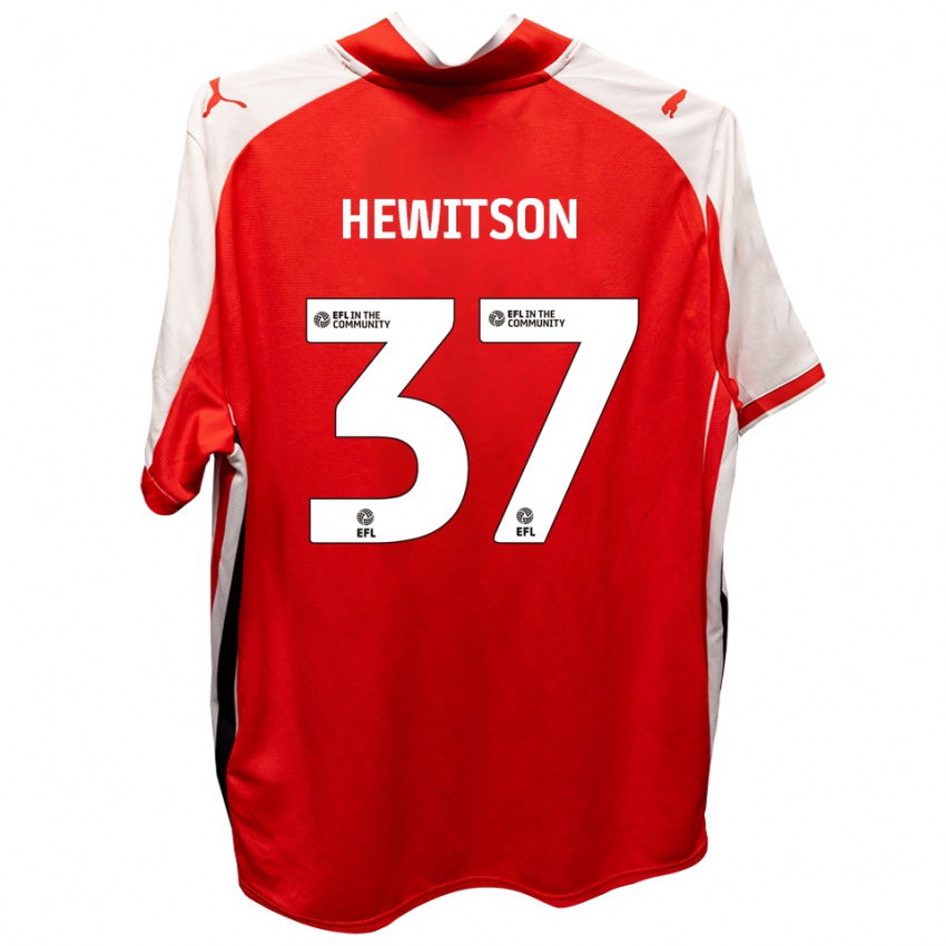 גברים לוק יואיסון #37 אדום לבן ג'רזי ביתית 2025/26 חולצה קצרה