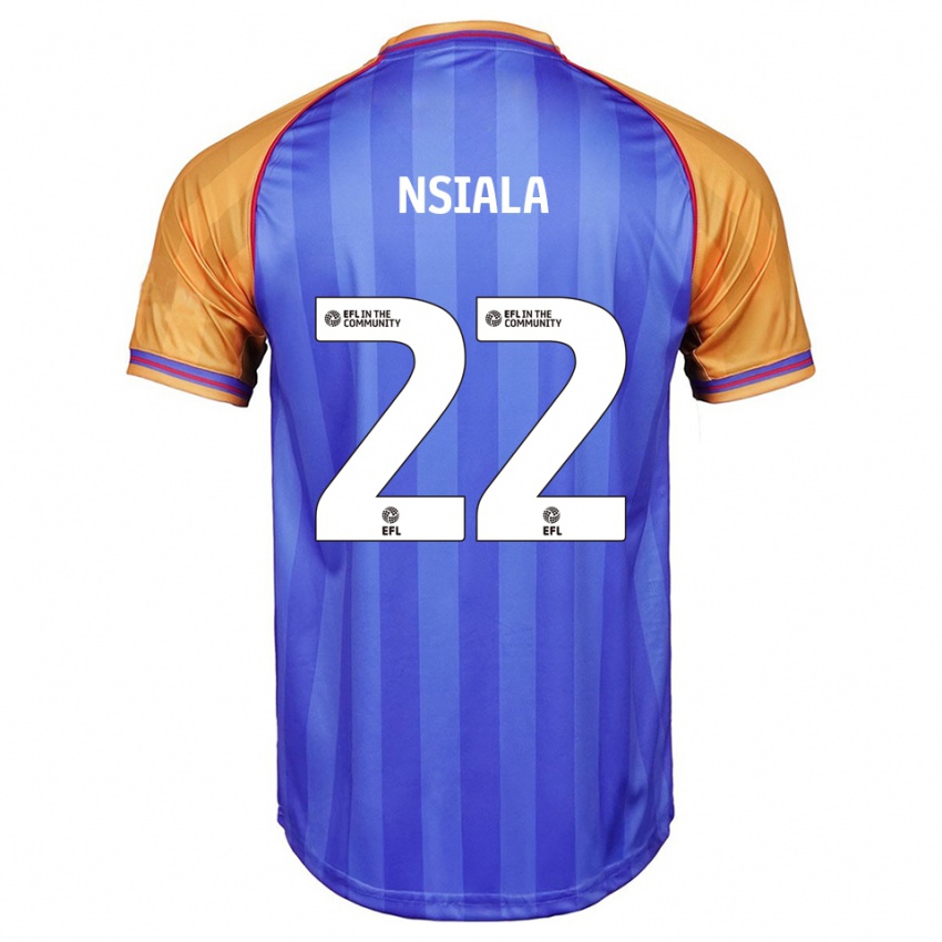 גברים אריסטוט נסיאלה #22 כחול כתום ג'רזי ביתית 2025/26 חולצה קצרה