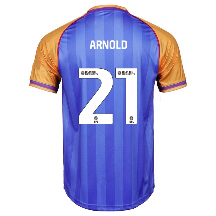 גברים Hetty Arnold #21 כחול כתום ג'רזי ביתית 2025/26 חולצה קצרה